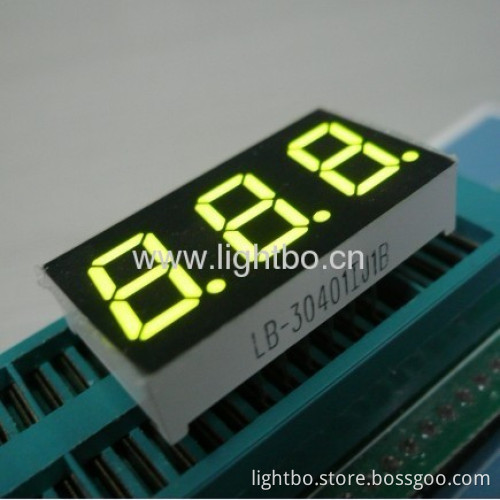 Super Bright Green Common Anode 0.4 Inches Triple-digit Led Display